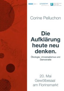 Corine Pelluchon hält am 20. Mai 2022 einen Vortrag zum Thema „Die Aufklärung heute neu denken. Ökologie, Universalismus und Demokratie“.