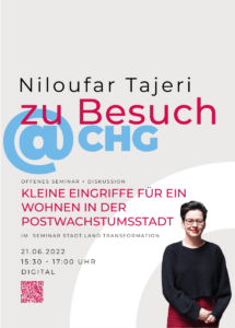 Auf dem Veranstaltungsplakat steht in großen Lettern 