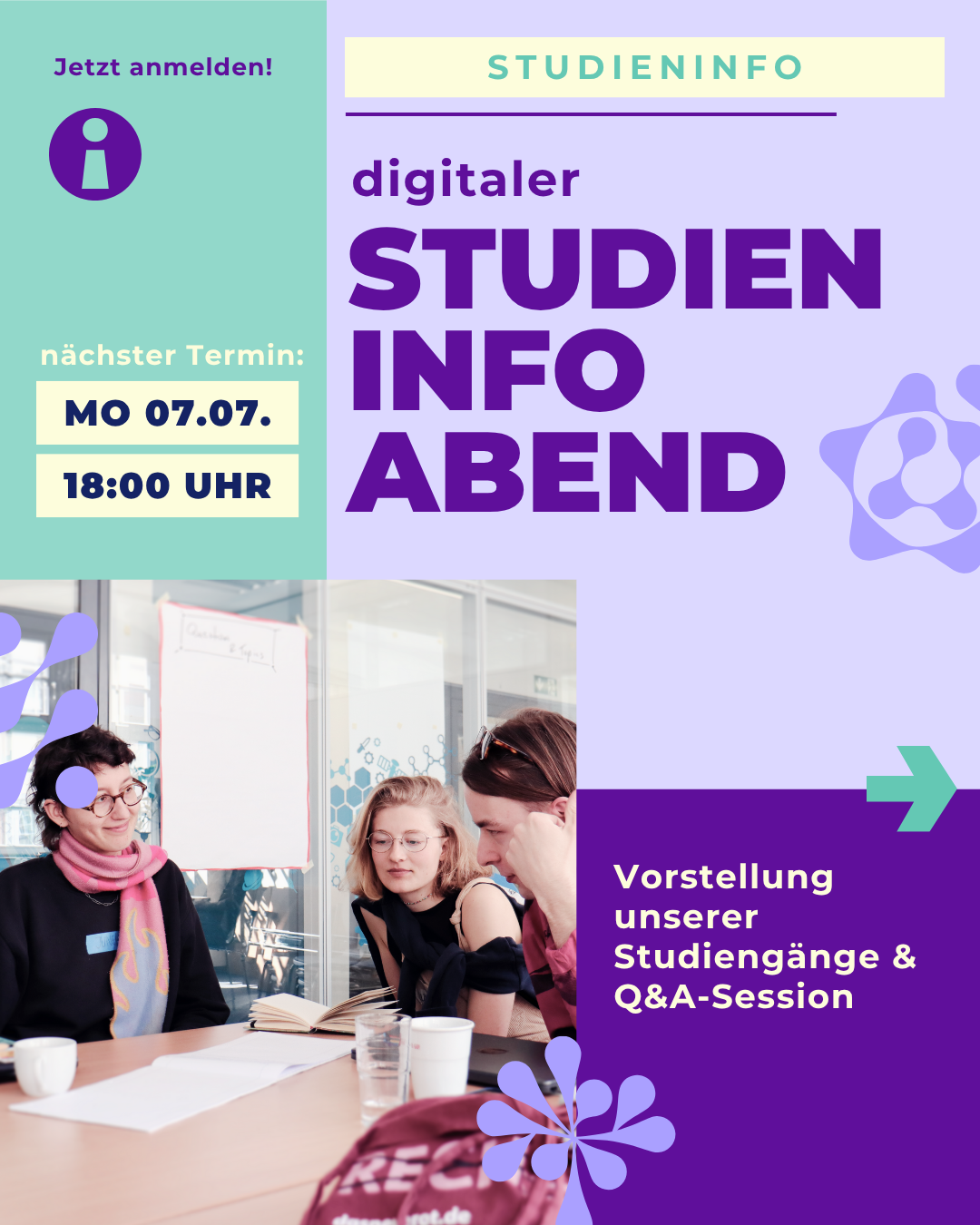 Komme an die HfGG für ein Studium mit Sinn, in dem du lernst Welt positiv zu gestalten, endlich Mut zu fassen und einen Beitrag zur Lösung zu leisten.
