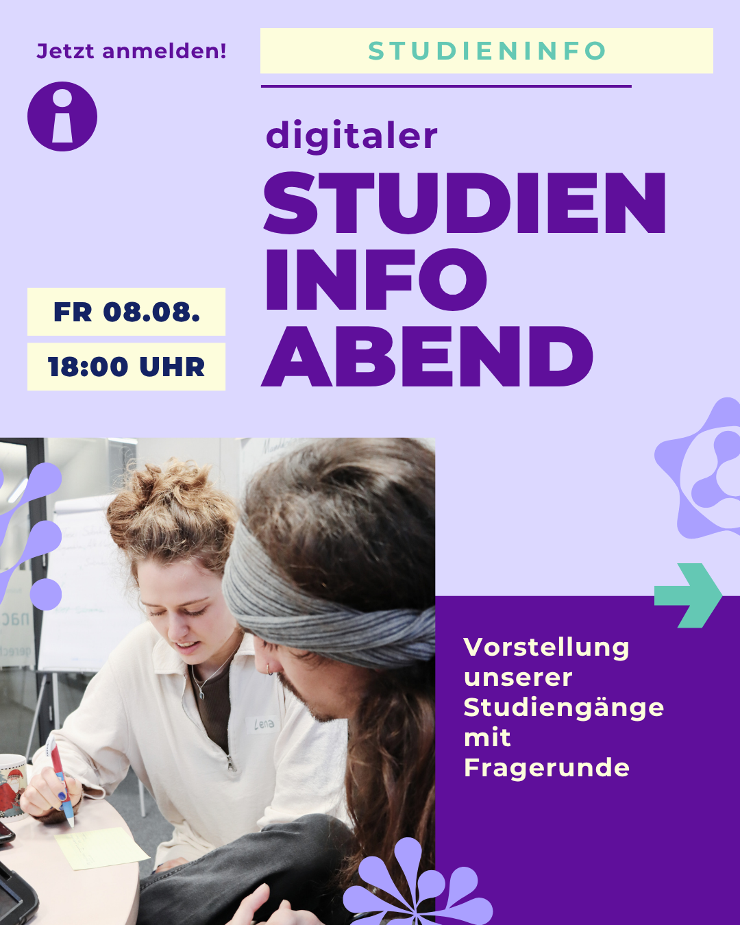 Komme an die HfGG für ein Studium mit Sinn, in dem du lernst Welt positiv zu gestalten, endlich Mut zu fassen und einen Beitrag zur Lösung zu leisten.