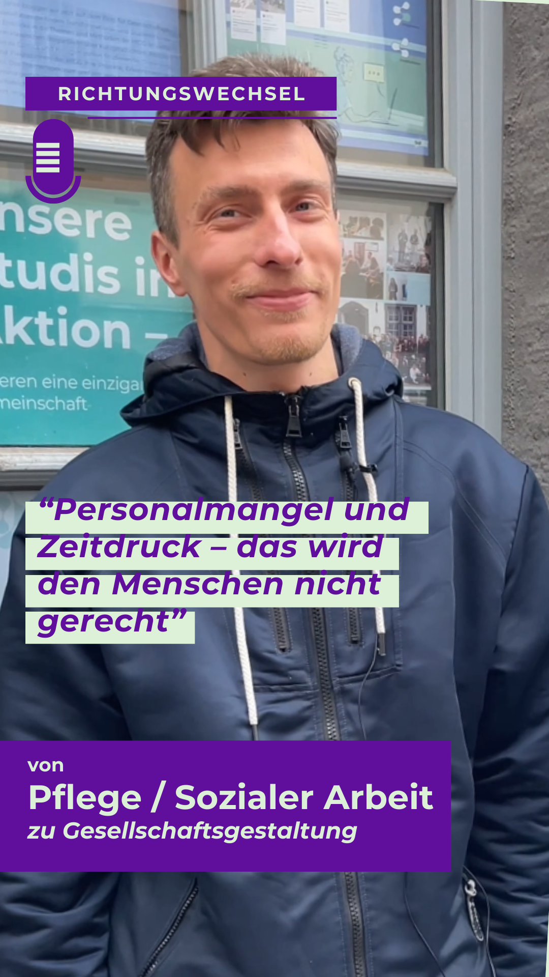 Jeremy, Student des Masters ÖNG an der HfGG