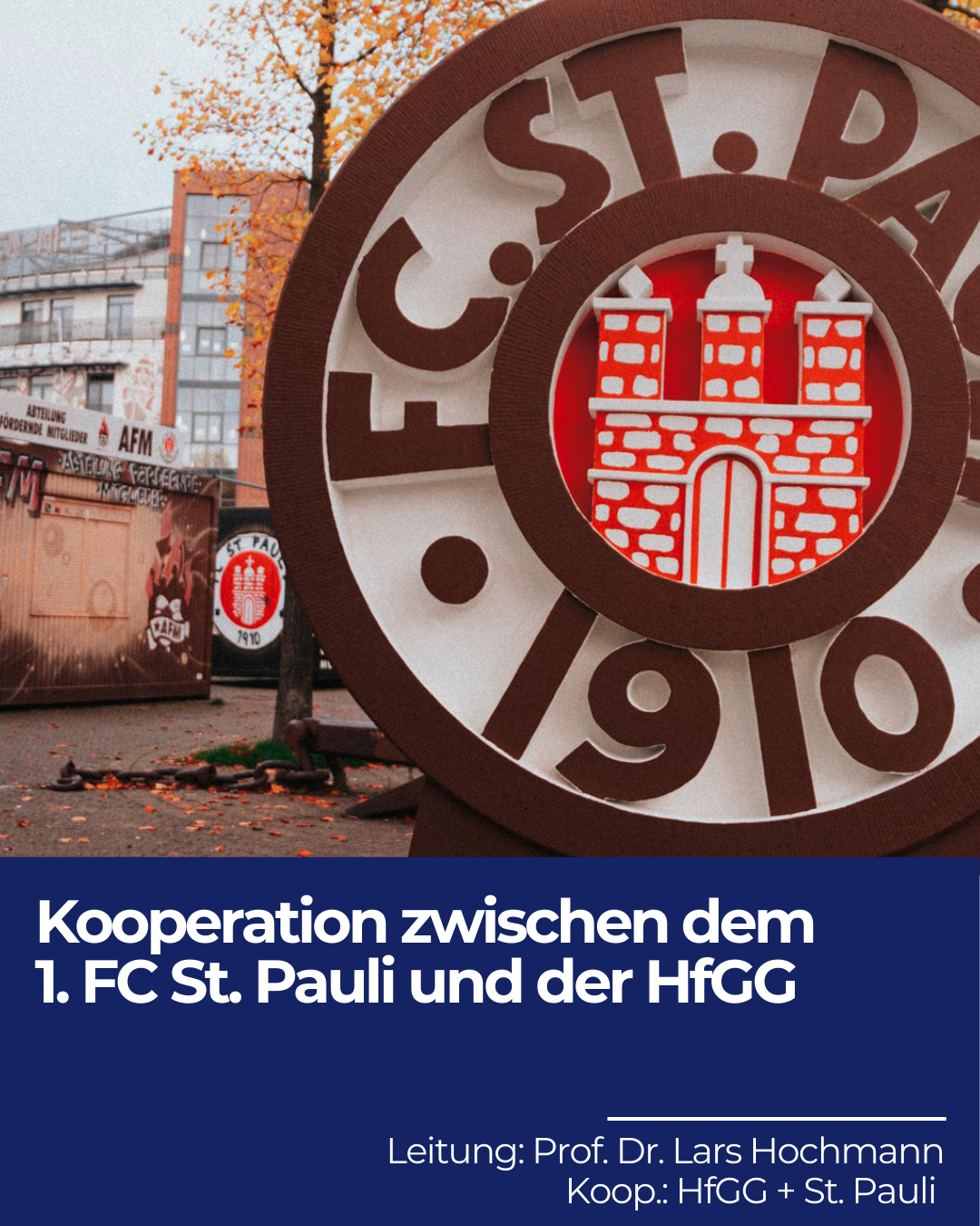 Hochschulprojekt der Hochschule für Gesellschaftsgestaltung: Kooperation mit dem 1.FC ST. Pauli