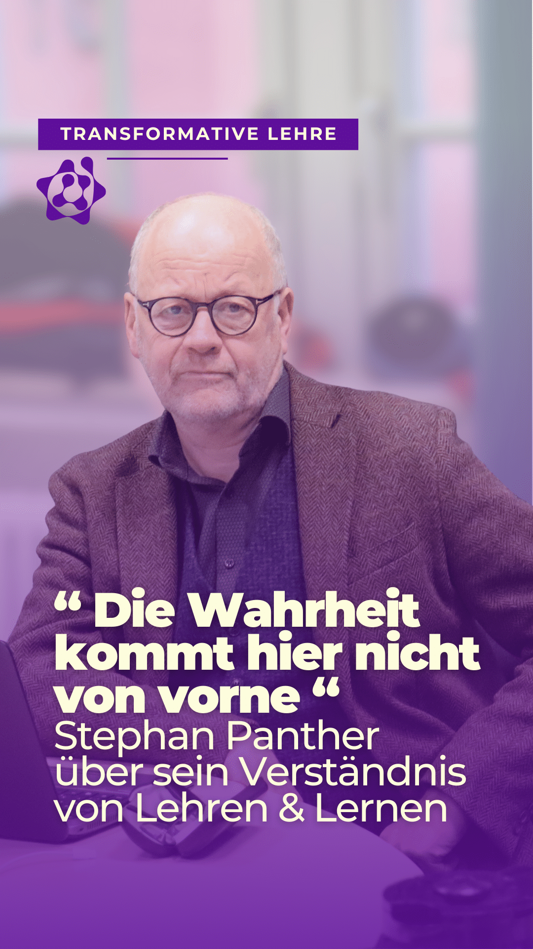 Stephan Panther, Leiter Bachelorstudiengang Ökonomie, Nachhaltigkeit, Transformation, über Lehre und Lernen an der Hochschule - Video-Interview